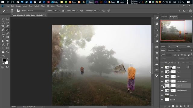 Foggy Morning Photo Manipulation | Photoshop Tutorial смотреть онлайн