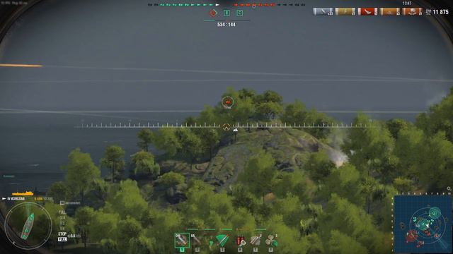 ЭСМИНЕЦ ГАСИТ ВСЕХ НА СВОЁМ ПУТИ | WORLD OF WARSHIPS смотреть онлайн