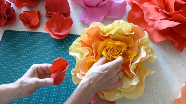 Роза из фома для фотозоны смотреть онлайн