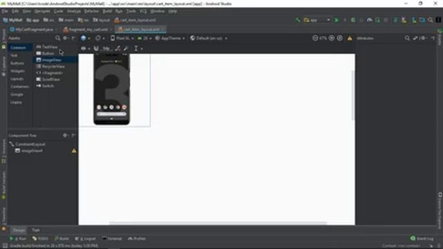 How to make an e-commerce android app?(Part-28)| Cart Fragment Layout | Hindi Tutorial 2018 смотреть онлайн