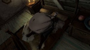 Khajit Lay in Bed after large meal (Skyrim Vore)