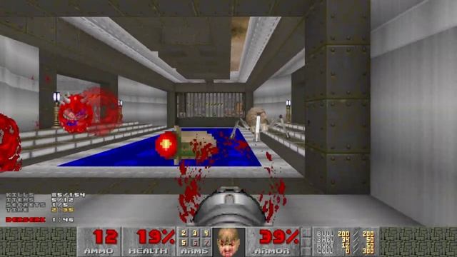 Doom 2 Reloaded - Map 10: Administration (UVMax 5:00) смотреть онлайн