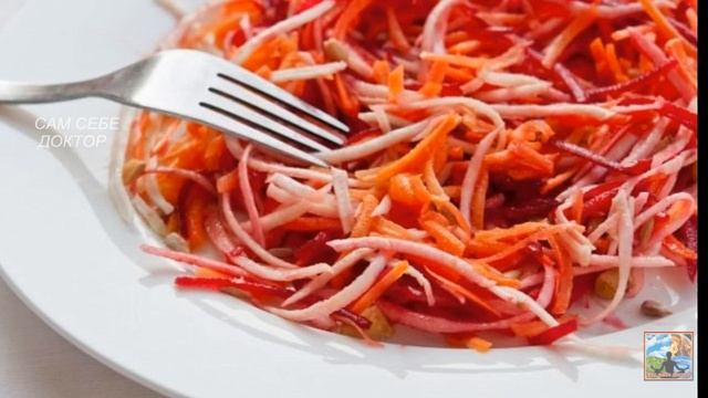 ЭТОТ ПРОСТОЙ САЛАТ"БОМБА" ДЛЯ ОЧИЩЕНИЯ ОРГАНИЗМА,ПОВЫШЕНИЯ ИММУНИТЕТА.ТЫ ДОЛЖЕН ЕГО ЕСТЬ КАЖДЫЙ ДЕН смотреть онлайн