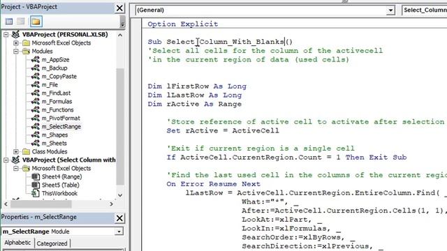 Selecting A Column With Blank Cells In Excel: The 2 Best Keyboard Shortcuts смотреть онлайн