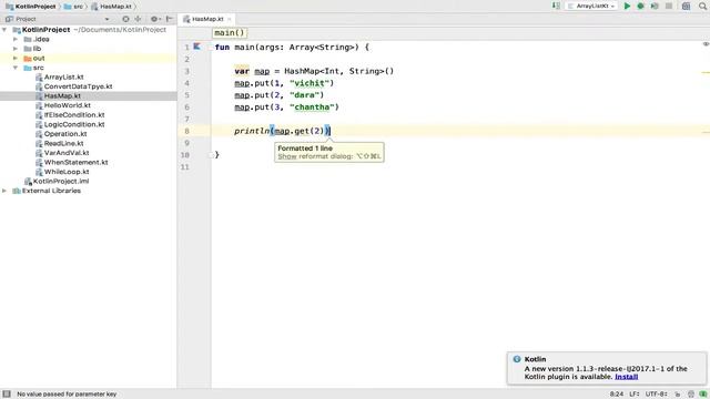 Kotlin For Android - Basic HashMap in Kotlin. [Part 12] смотреть онлайн