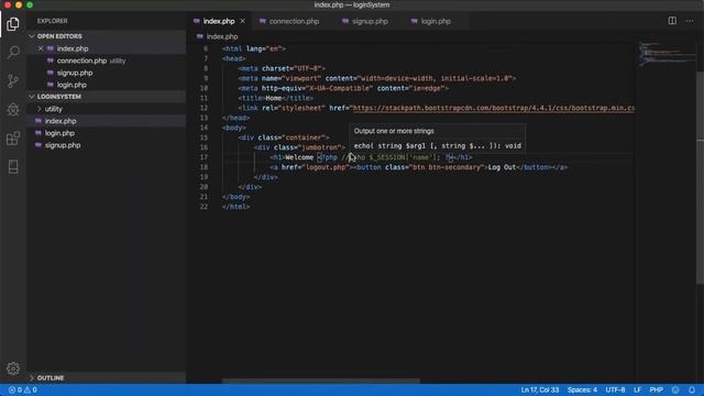 #9 Log Out Functionality || Login System Using PHP, MySql and Bootstrap || PHP Project смотреть онлайн