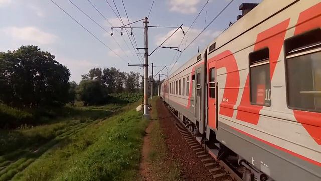 Электровоз ЭП2К-325 с поездом 137 Москва - Саратов смотреть онлайн