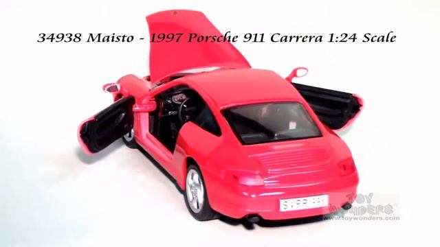 34938 Maisto 1997 Porsche 911 Carrera 124 Scale Diecast Wholesale
