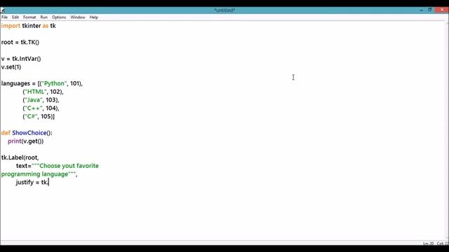 How to make Radiobuttons in python using tkinter - Tkinter tutorial #2 | THE KINGS OF CODING смотреть онлайн