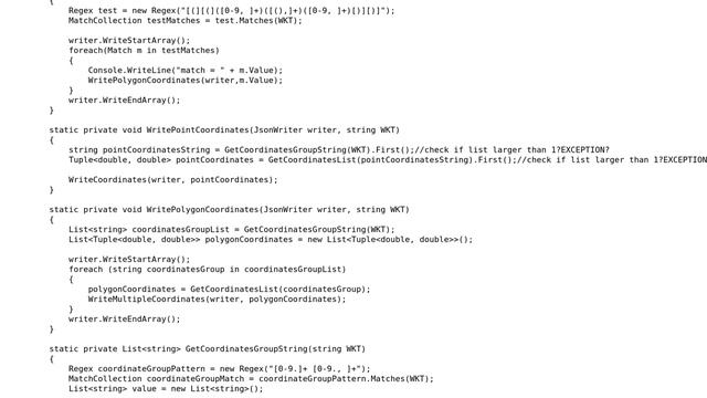 Code Review: Convert WKT representations of geometries into GeoJson смотреть онлайн
