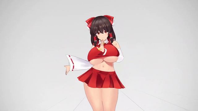 【MMD】大きな霊夢さんでLUVORATORRRRRY!