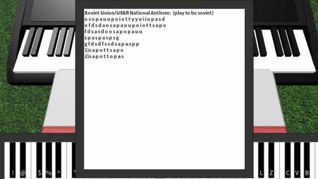 Soviet Anthem On Roblox Piano смотреть онлайн