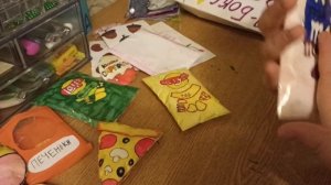 3 -D еда  для ути?? лалафанфан . сквиши из бумаги для уточки лалафанфан ???