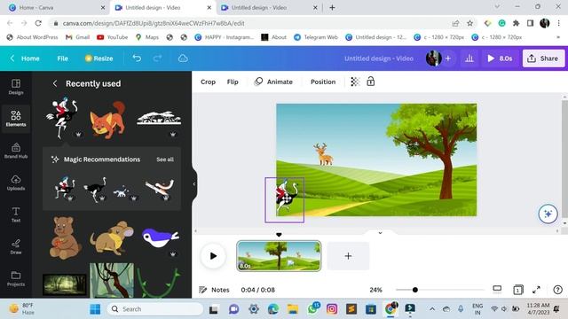 HOW TO USE CANVA MAGIC TOOL AND CREATE THIS ANIMATION #digitalmarketing #canva #canvalove смотреть онлайн
