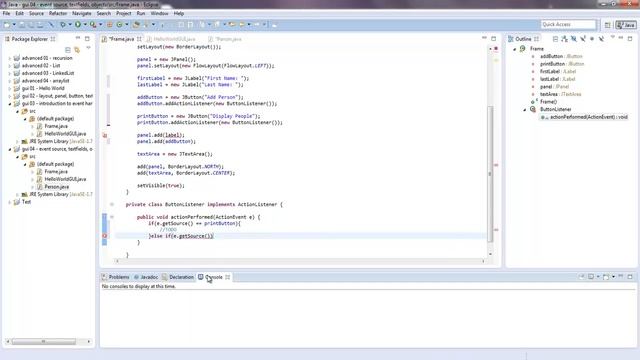 Java Swing GUI 4 - Event Handling with multiple sources (Buttons) смотреть онлайн