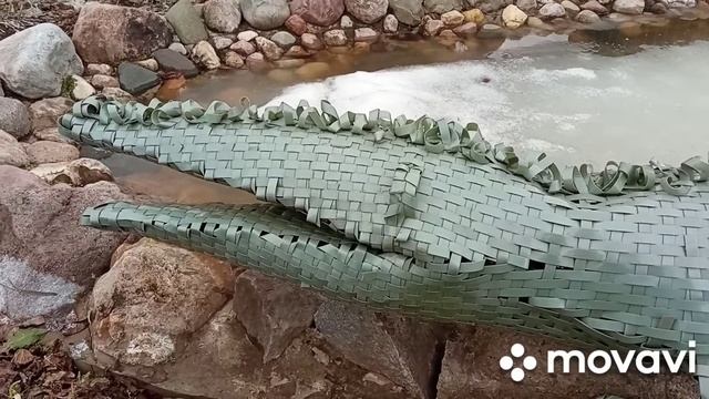 Крокодил на пруду, всё своими руками!!!