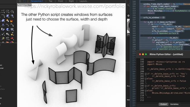 Rhinoceros3D automatic windows python macro смотреть онлайн