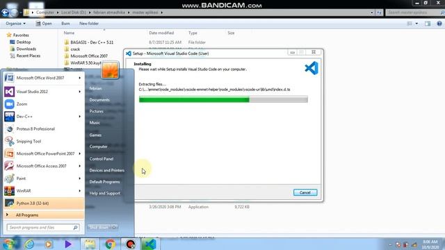 Tutorial instalasi Aplikasi Visual Studio Code untuk windows 7 32 bit смотреть онлайн