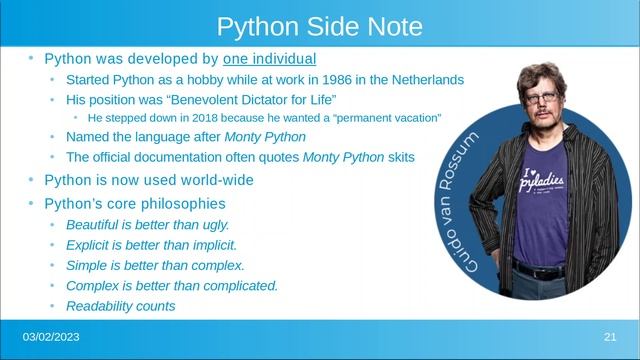 DPB's Object Oriented Programming using Python (class 2) -- object attributes and recursion смотреть онлайн
