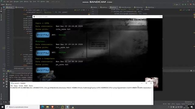 3 rodzaje zapisu gry (BitcoinSV, IOTA, PC) Policmajster, Python, Pygame, Bitsv, Pyota смотреть онлайн