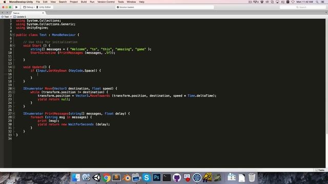Introduction to Game Development (E21: coroutines) смотреть онлайн