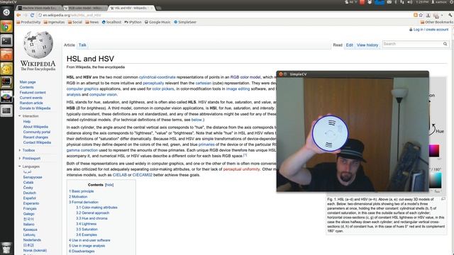 SimpleCV Object (White Ball) tracker - 15 lines of code смотреть онлайн