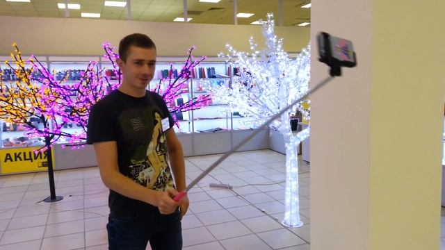 Селфи штатив с кнопкой в магазине Hello54 смотреть онлайн