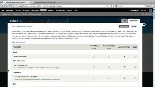 103. What each permission does, from the Block to Menu modules (a Drupal how-to) смотреть онлайн
