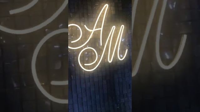 Монограмма для молодожёнов из гибкого неона смотреть онлайн