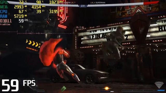 Injustice 2 on Lenovo Y520 GTX 1050 Ti i5-7300HQ смотреть онлайн