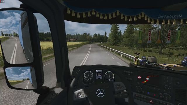 [ETS2] Euro Truck Simulator 2 1.32 - Mercedes New Actros MP4 - Trailer Chereau смотреть онлайн