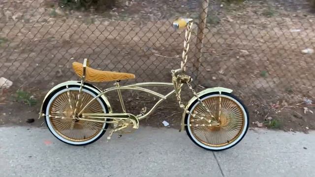 Lowrider Gold Bike 20”- Vulture Line Company-bicycle Lowrider