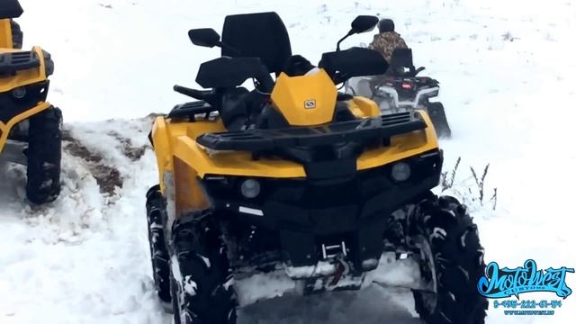 Stels Guepard 650 на гусеницах и Stels Viking 600/800 смотреть онлайн