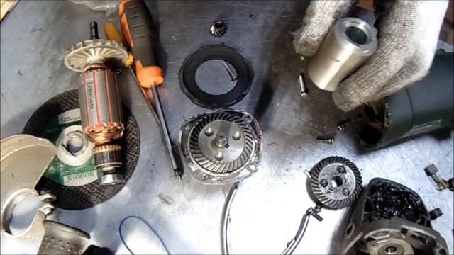 Как поменять шестерни на болгарке