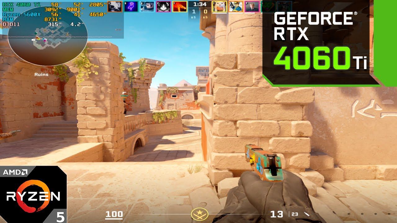 Counter-strike 2 : RTX 4060 Ti + Ryzen 5600X смотреть онлайн