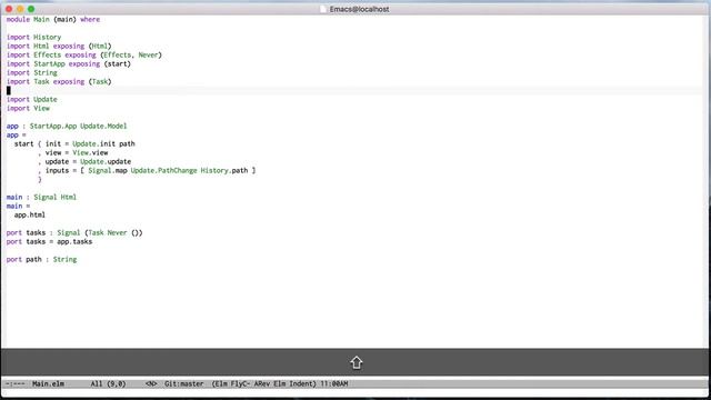 Emacs elm-mode simple refactoring demo смотреть онлайн