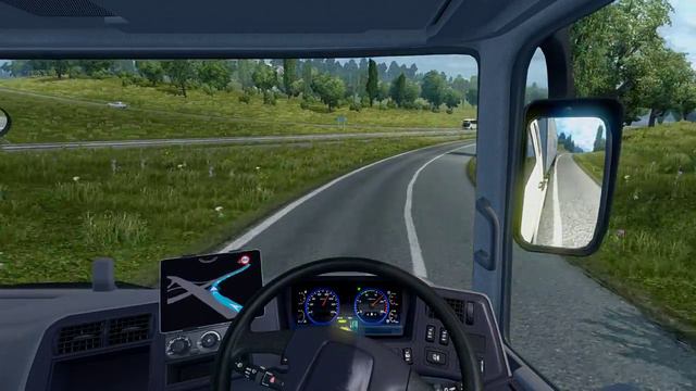 [ETS2] Mitsubishi Fuso Super Great V External Contract Trip смотреть онлайн