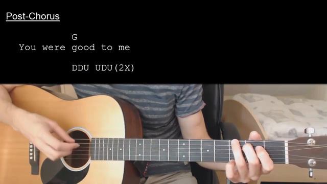 Jeremy Zucker, Chelsea Cutler - you were good to me EASY Guitar Tutorial With Chords / Lyrics смотреть онлайн