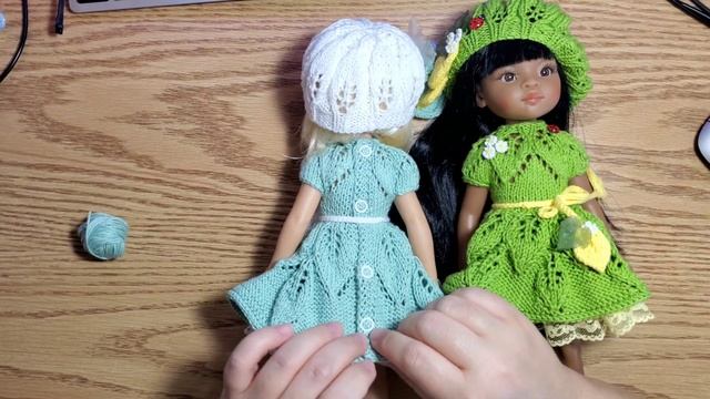 Вязальный влог, новые платья для кукол Паола Рейна и ваши воплощения смотреть онлайн