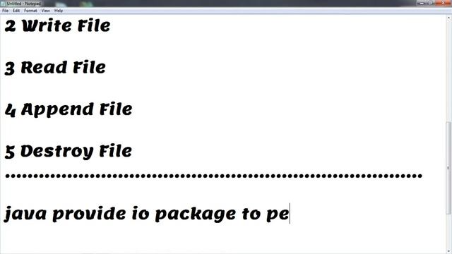 File Handling Concept in JAVA by Shiva SIR смотреть онлайн