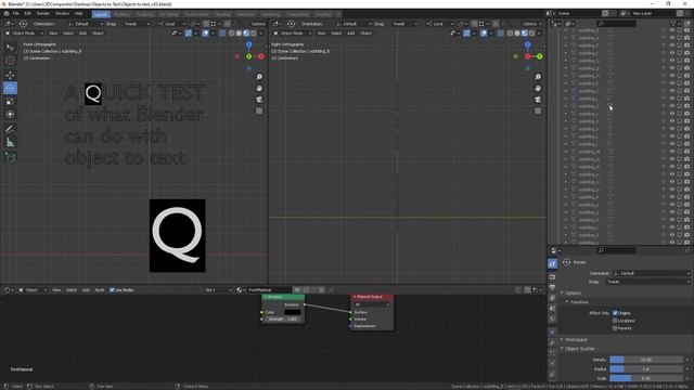 Blender - Subtitles in your viewport (Object to text) смотреть онлайн