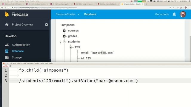 CS 193A 19wi Lecture 12 Firebase and Remote Databases смотреть онлайн