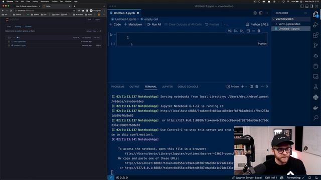 How To Setup & Run Jupyter Notebooks in VS Code w/ Virtual Environment & Kernels (Remote & Local) смотреть онлайн