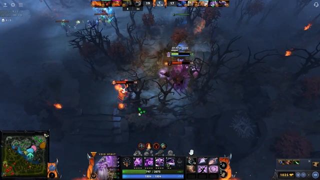 БЕЗУМИЕ В ИГРЕ? ВОЙД СПИРИТ МЕГА КРИПЫ 7.32?VOID SPIRIT DOTA 2 смотреть онлайн