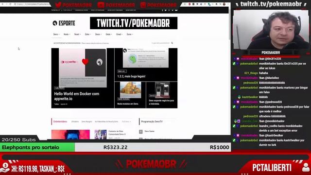 Deno Esporte #20 - Hello World em Docker, 1.2.2, Node modules em Deno, Deno expande negócios! смотреть онлайн