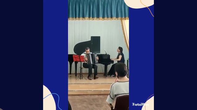 Отчётный концерт ДМШ-3. Э.Сантеухини "Рио-Рита". Дуэт:А.Гельманов и К.Сулейменова смотреть онлайн