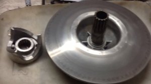 Обслуживание ведомого вариатора снегохода вк540