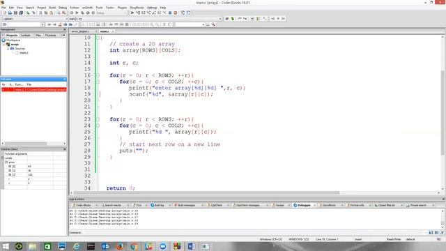 Fill 3x3 array смотреть онлайн