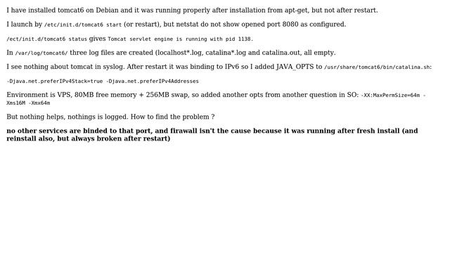 DevOps & SysAdmins: Tomcat running but not opening any ports and don't log anything (2 Solutions!!) смотреть онлайн