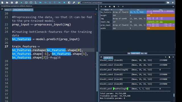 How to Extract Bottleneck Features from Pretrained Networks VGG16, Resnet50 and Xception - Python смотреть онлайн